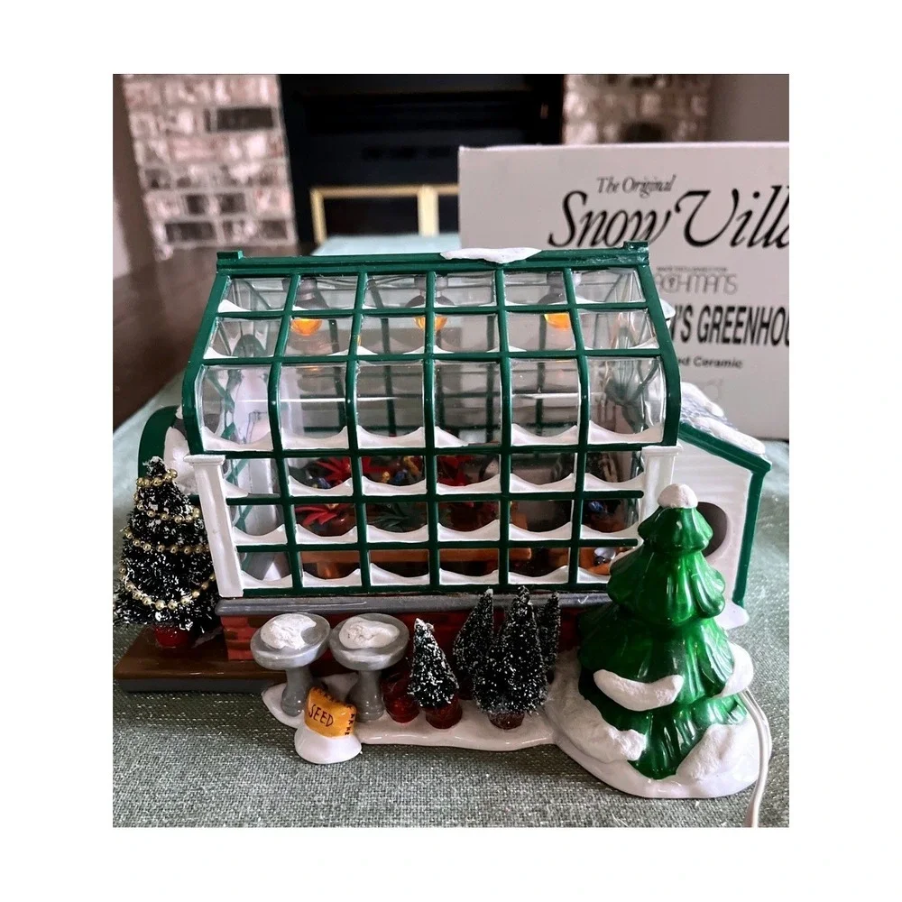Dept 56 The Original Snow Village Bachman's Greenhouse~The Palm House 1998